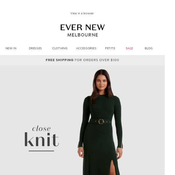 Knit dresses for every occasion