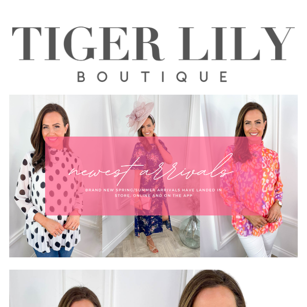 Tiger Lily Boutique, It's The Newest Of The New 💖
