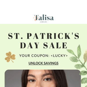 Talisa Jewelry, Your Lucky Code Inside!