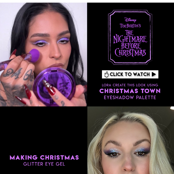🎄The Perfect combo ✨ Christmas Town Palette + Making Christmas Glitter Gel ✨