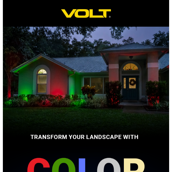 Transform Your Landscape with VOLT Color-Changing Light Bulbs