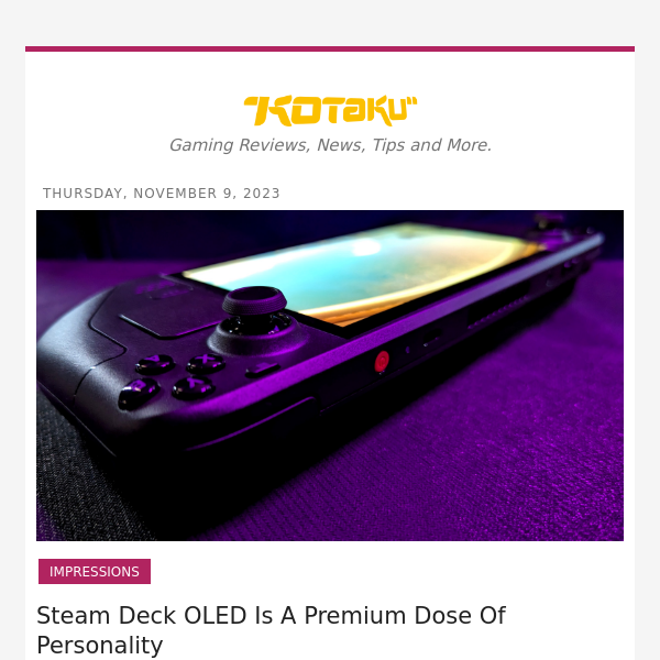 Steam Deck OLED Is A Premium Dose Of Personality
