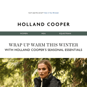 Wrap Up Warm This Winter With Holland Cooper 💚