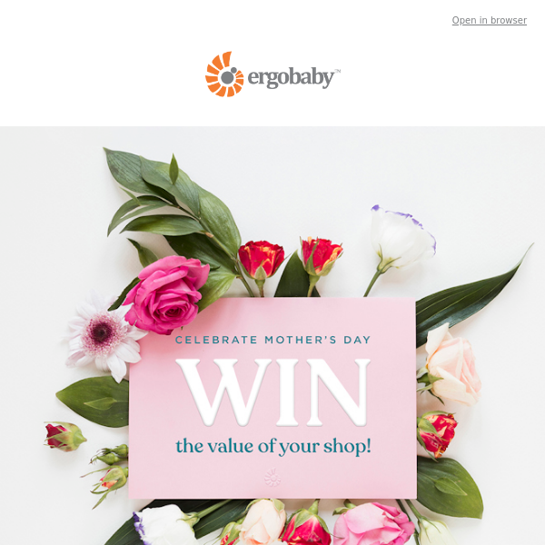 WIN the value of your shop! 💐 Celebrate this Mother's Day