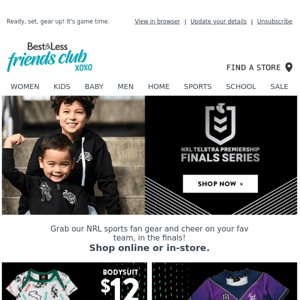NRL Finals: Support your fave team in style