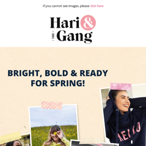 Bright, bold and ready for spring!