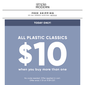 🏆 Hot Sale: Eye catching Plastic Classics 🏆