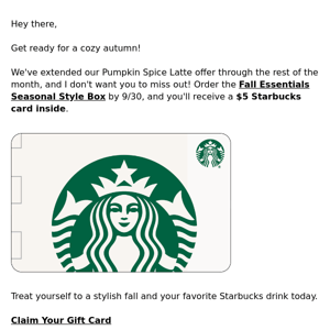 ☕ Don't Miss Out! Claim Your Starbucks Gift Today