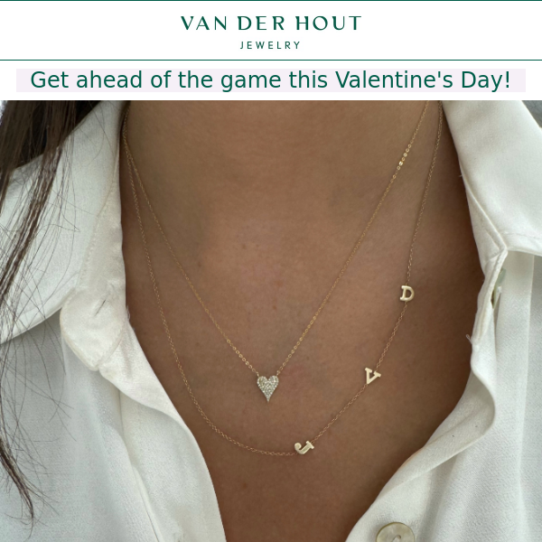Deal of the Day | Diamond Pave Heart Necklace