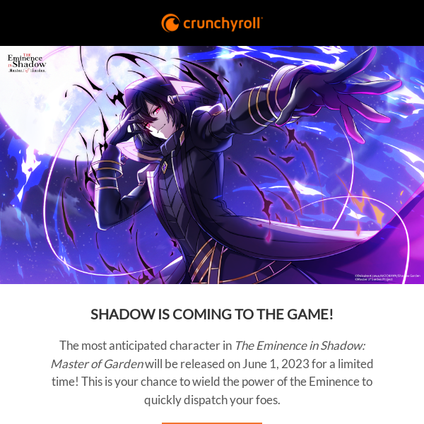 Eminence in Shadow Series Gets iOS, Android, PC Game - News - Anime News  Network