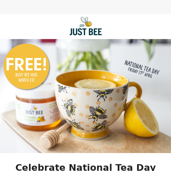 You have a free gift for National Tea Day! ☕