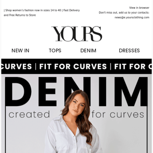 Denim: Created For Curves from £19.99