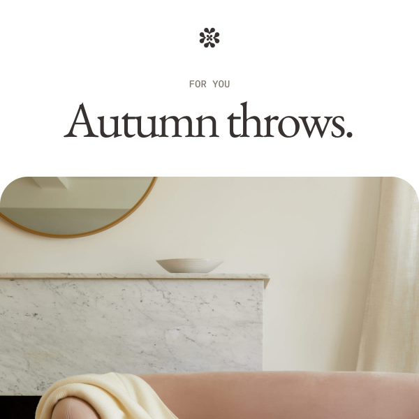 Autumn throws.