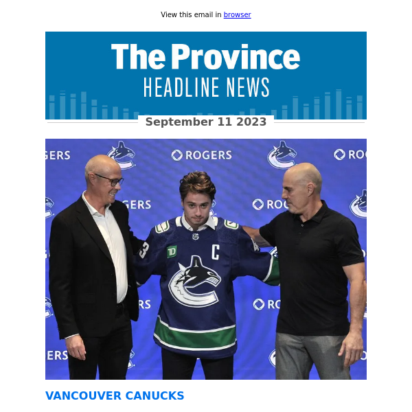 Canucks name Quinn Hughes captain: He's the right choice at right time