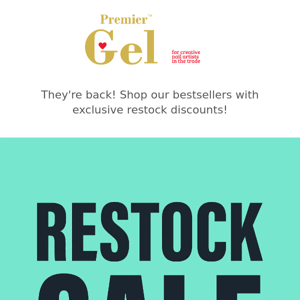 They're back! Shop our bestsellers with exclusive restock discounts!