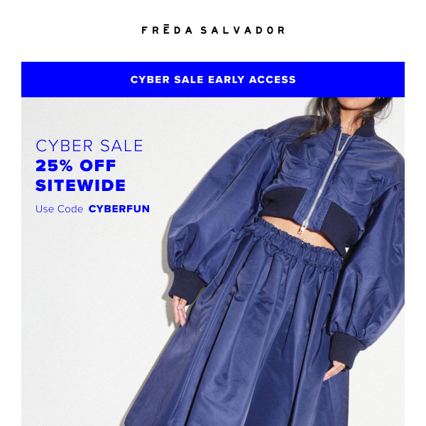 YOU SHOP 25% OFF FIRST