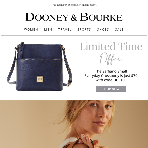 Dooney & Bourke Saffiano Small Everyday Crossbody Shoulder Bag
