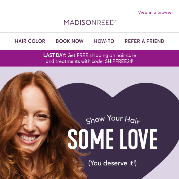 ENDS SOON! FREE Shipping on Hair Care + Treatments