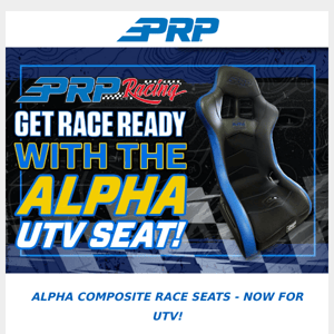 New Custom Alpha Seats Available for UTV 📣 Get Race Ready!