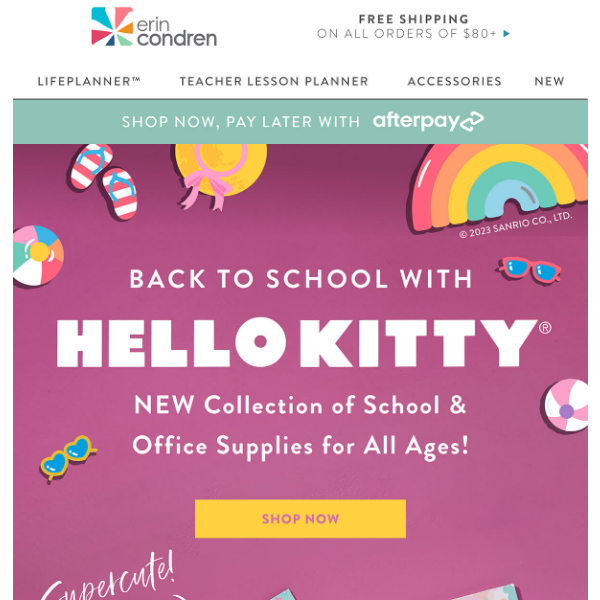 🎀 New HELLO KITTY School & Office Supplies 🎀 - Erin Condren Design