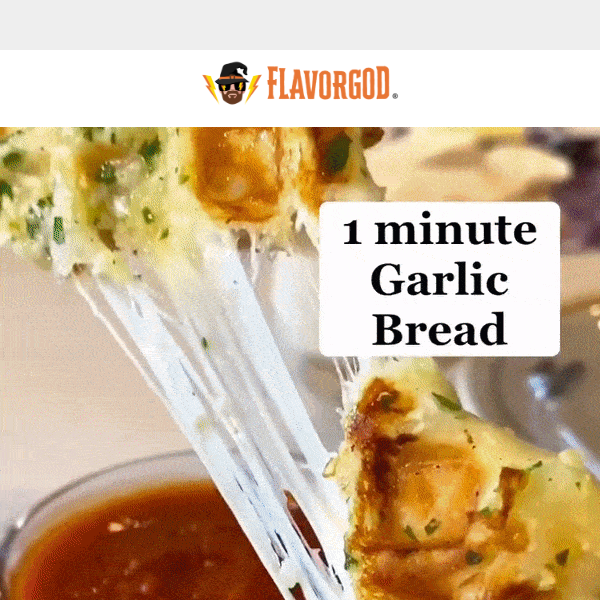 Irresistible Garlic Bread in 1 Minute 😱