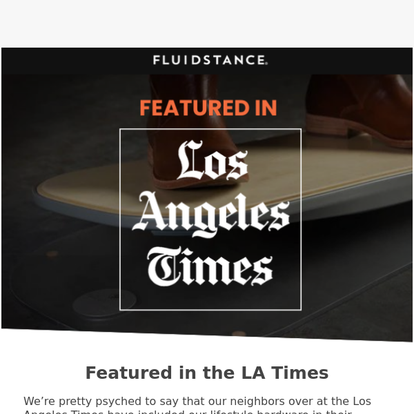 🥳 Proudly featured in the LA Times