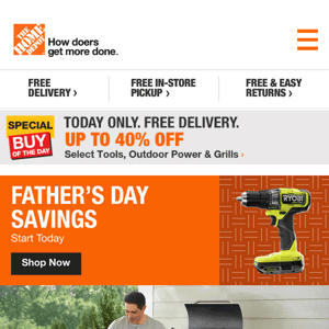 STARTING TODAY 🏆 Father’s Day Savings
