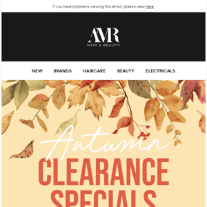 🍂 Dive Into Autumn With Our Clearance Sale