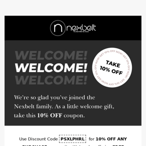 Welcome to Nexbelt!