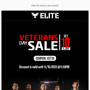 Veterans Day Sale - Get 10% Off Storewide