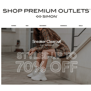 Sneaker Clearout: Up to 70% Off Fashion Sneakers