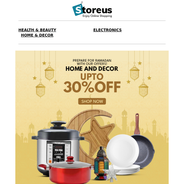 Exclusive Deals to Update Your Kitchen before Ramadan! 🤩