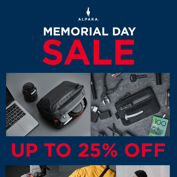 Memorial Day Sale Is Still On Alpaka