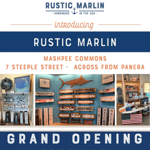 🥳 HUGE NEWS! Say Hello to Rustic Marlin on Cape Cod! 🥳