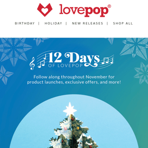 Day 9 of the 12 Days of Lovepop