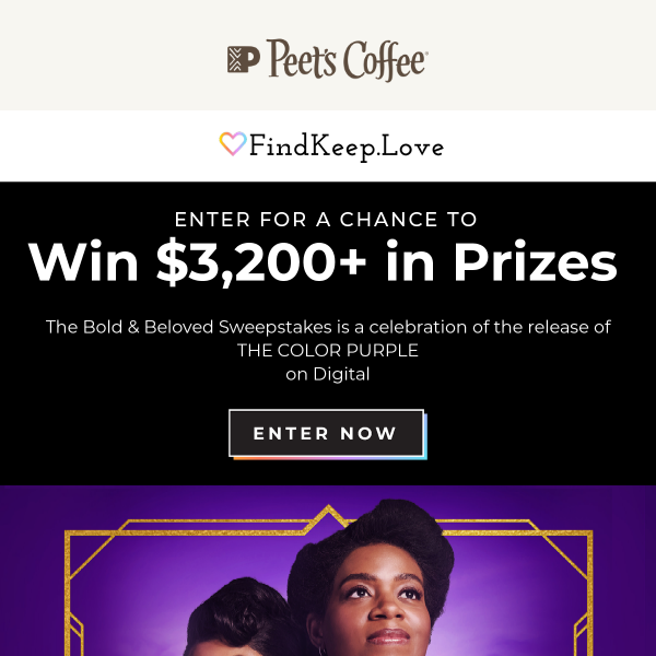 $3,200+ Bold & Beloved Sweepstakes