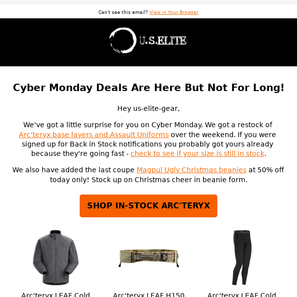Cyber Monday Sale is ON