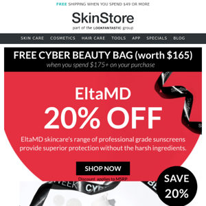 VIP Offer: 20% Off EltaMD😍