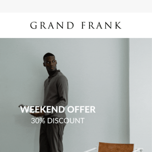 30% OFF | Weekend Offer