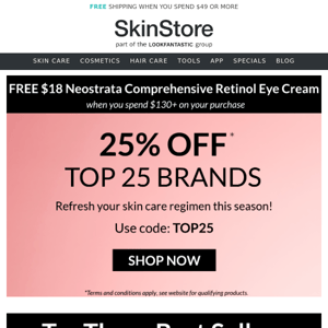 25% OFF top 25 brands🎉