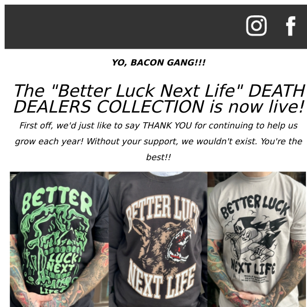 Death Dealers Collection is now live!