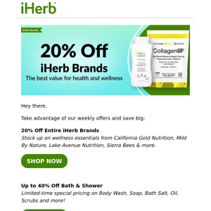 ⭐ 20% Off Entire iHerb Brands & More ⭐