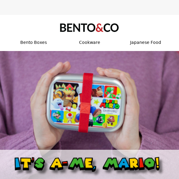 New! Super Mario Bento Box and Bag ✨