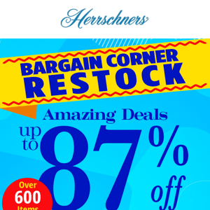 Have you checked our Bargain Corner lately?