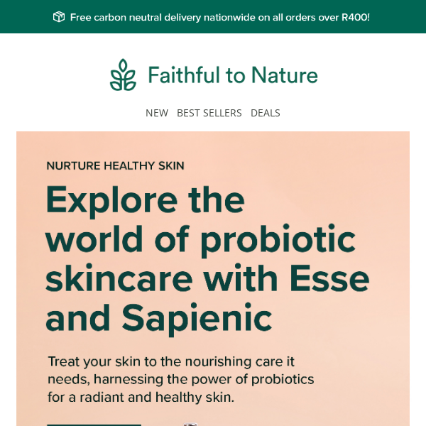 Discover the power of probiotic skincare 💚