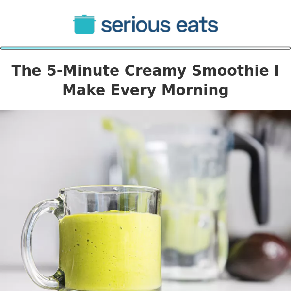 The 5-Minute Creamy Smoothie I Make Every Morning