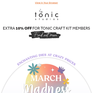 Tonic Studios USA, Look at this adorable March Madness launch! 🍦✨