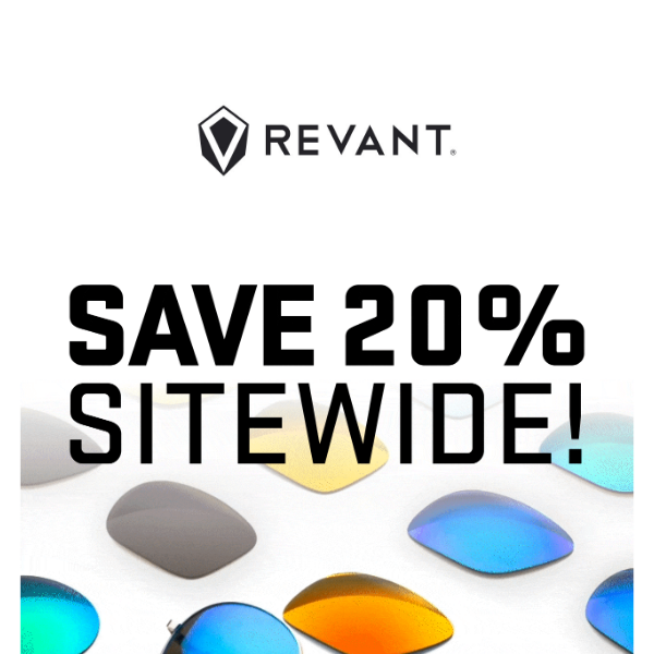 Revant's 48 hour flash sale starts now!