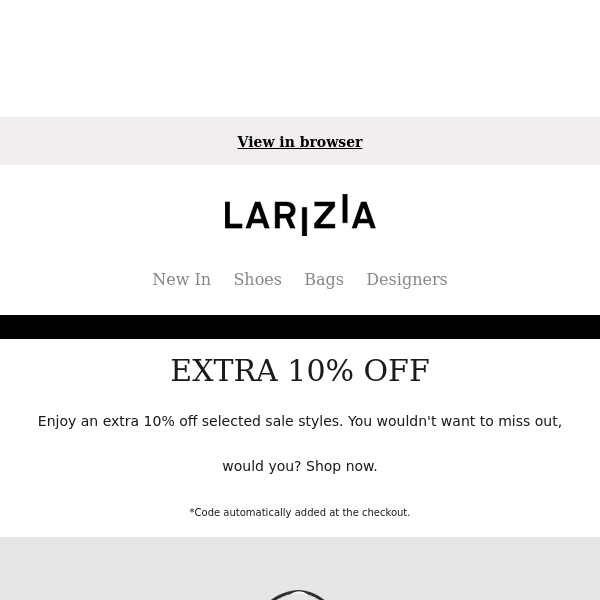 Larizia - Latest Emails, Sales & Deals