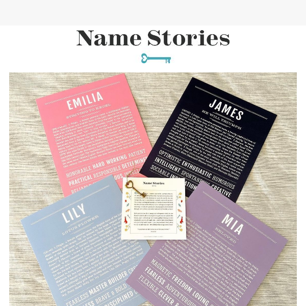 Last day to order Name Stories® for Easter